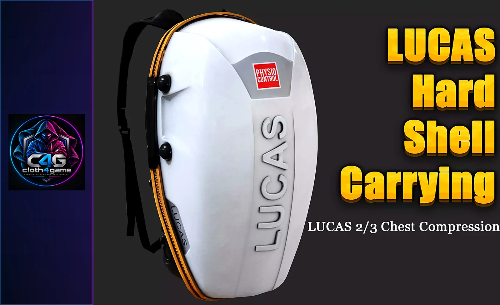 LUCAS Hard Shell Carrying Case with LUCAS 2 3 Chest - 3D model render by Cloth4Game